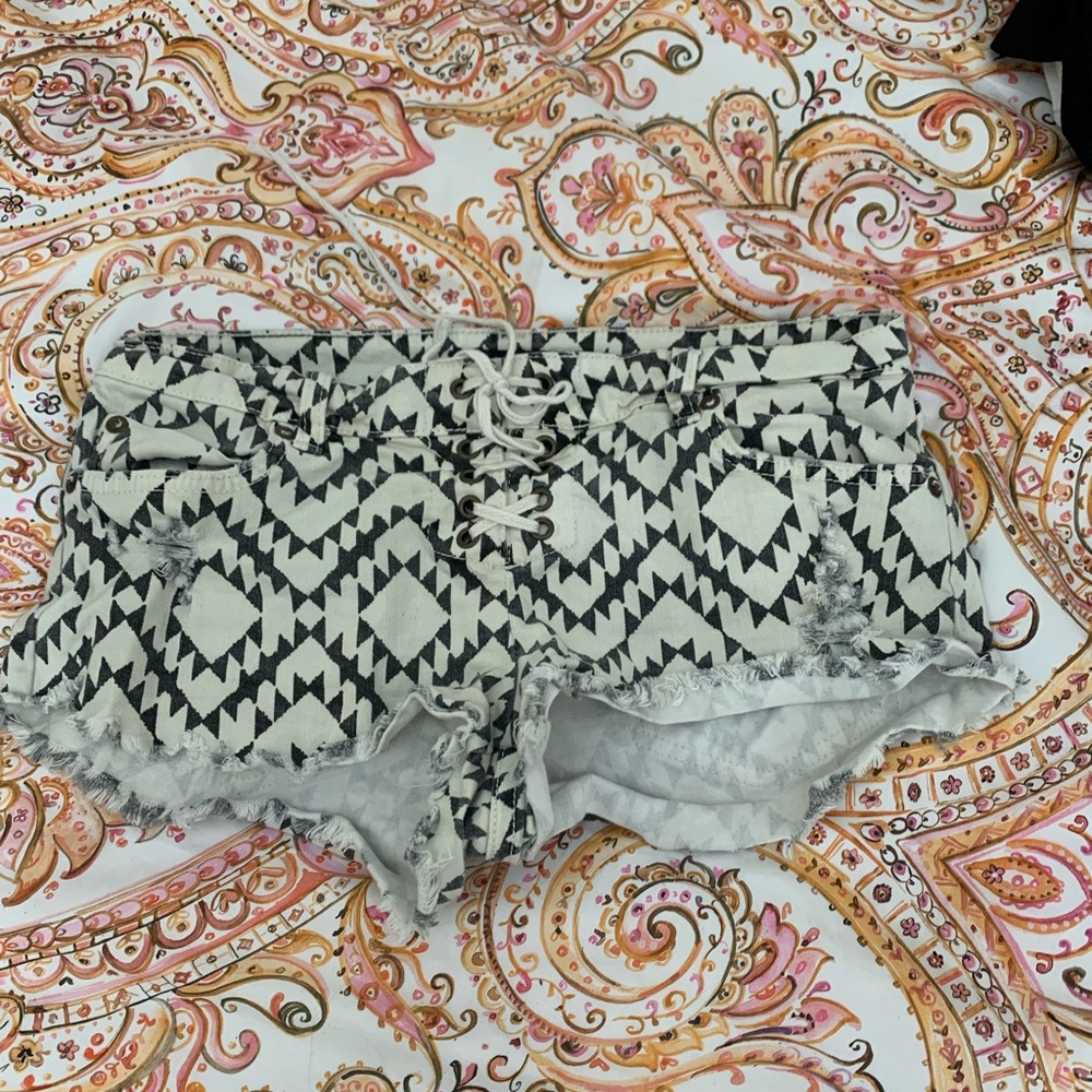 Billabong cutoff jean shorts